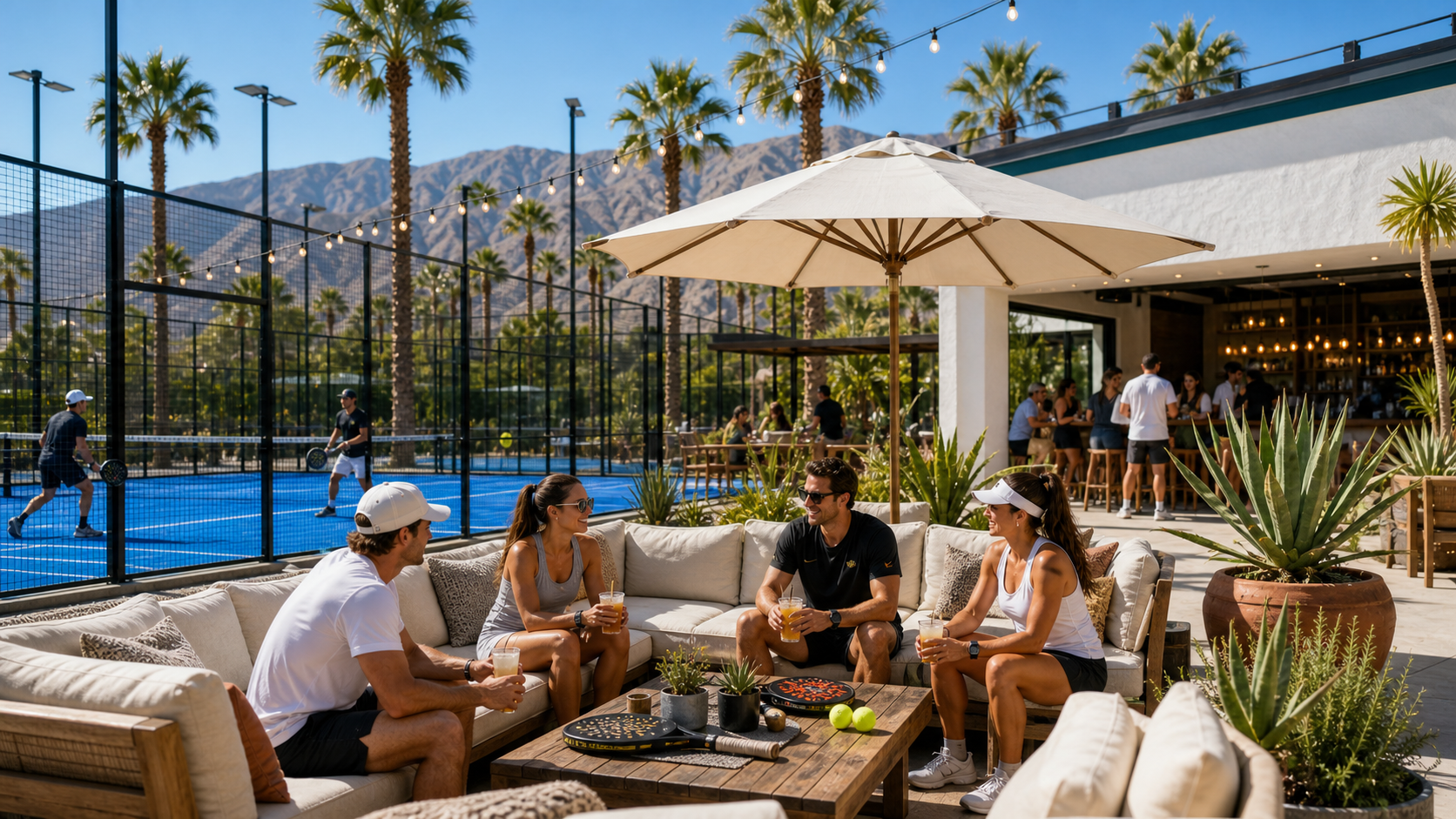 Clubhouse lounge